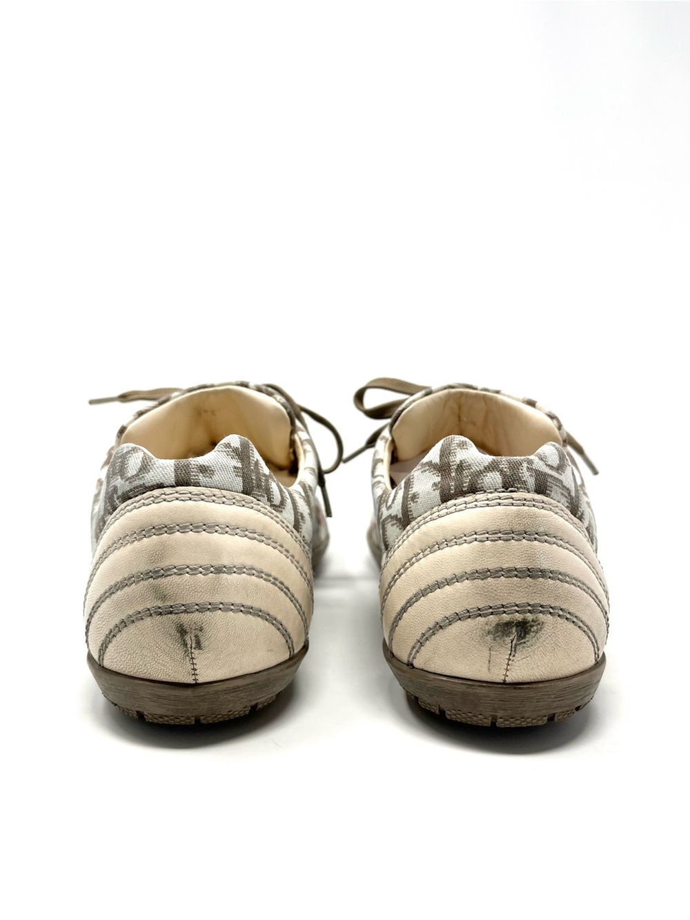Vintage Christian Dior Galliano Oblique Logo Monogram Floral Sneakers 36.5 6.5 - Picture 6 of 11